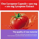 Lycopene Capsules - Doğal Domates 100 mg Organik Kompleksi Formül Supplement - Gluten-Free, Non-GMO, 100 Softgels