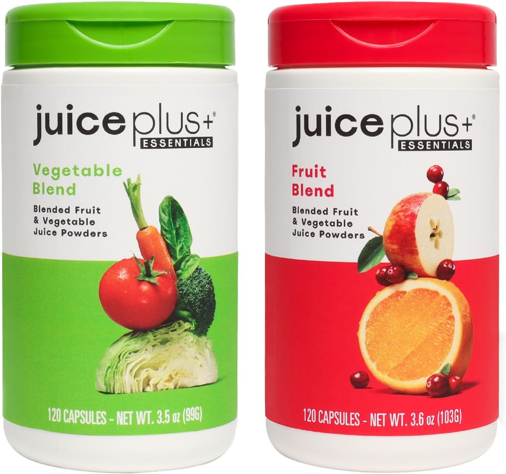 SuPlus+ Meyve ve Sebze Yemekleri: Katı Beslenme Vakfı için - 20 Meyve ve Veggies Plus Plant Nutrients ile Aile Sağlığını Güçlendirmek - Prepacked 2 Şişe (60 Veg)