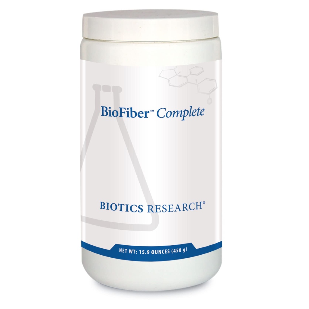 Biotics Research BioFiber Tamam - 10 Tüm Gıda Fiberleri (Organic & Non-GMO), 5g of Fiber Per Service, Easy-to-Mix Toz, Prebiyotik Gut Desteği 15.9 Oz