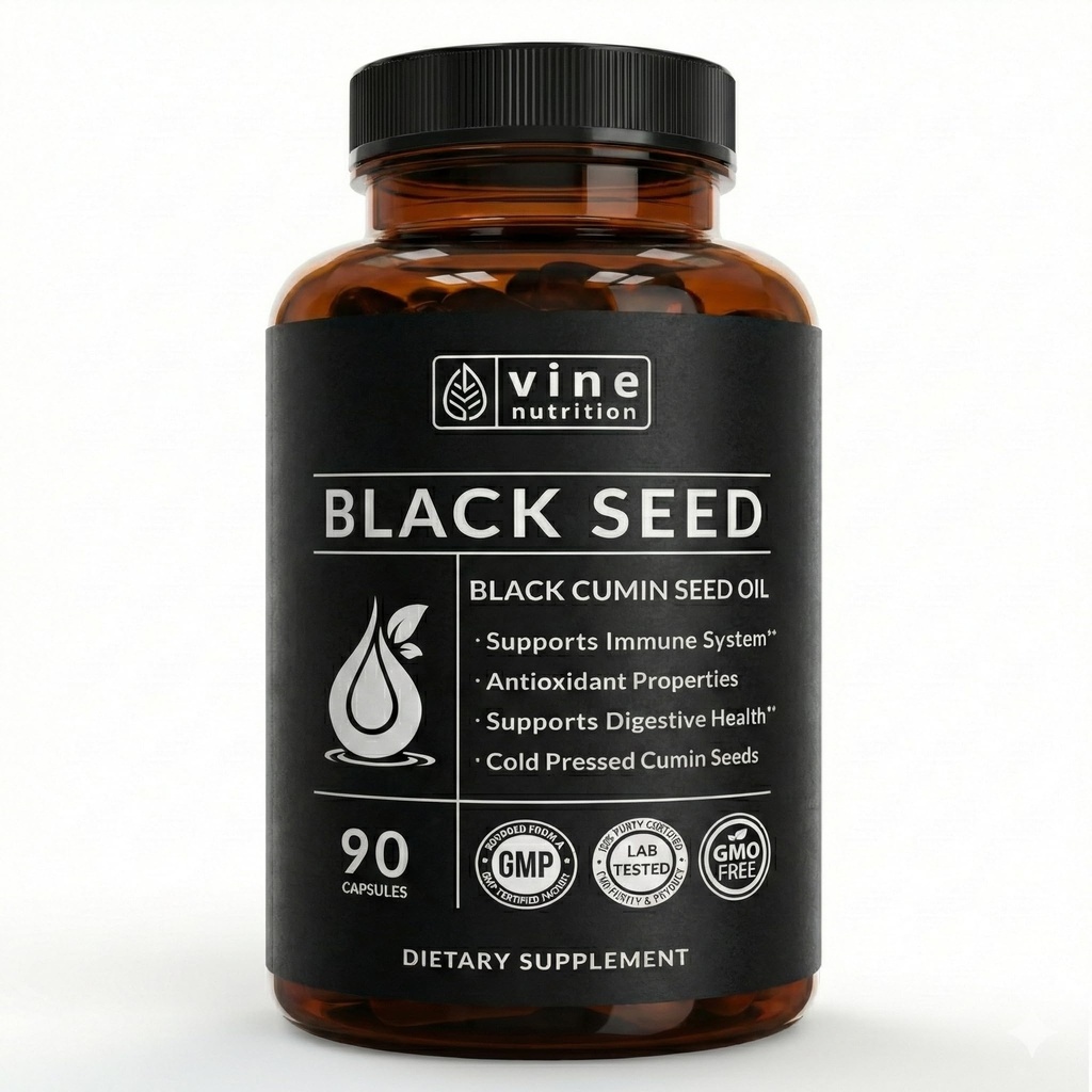 Black Seed Oil Capsules - Nigella Sativa - Immune Support Supplement Soft Gels - Cold Pressed Antioksi Vegetarian Black Cumin Pills - ABD'de Yapılan 500 Milligram
