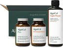 ALGAECAL Hoşgeldiniz Kit - Bone Builder Pack, Plant Based Food Supplement & Strontium, Bone Health + EPA & DHA Omega 3 Fish Oil, Supporting Brain, Heart, Skin & Bones, Made in USA