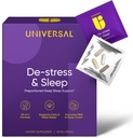 De-Stress & Sleep Supplement - 10in-1 Natural Sleep Aid for Yetişkinler, Daily Multivitamin with Magnezyum, Melatonin, Ashwagandha, L Theanine, Valerian Root, Sleep Pills for Men and Women, 30 Pack