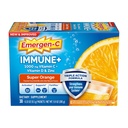Emergen-C Immune+ Triple Action Immune Support Toz, BetaVia (R), 1000 mg C, B Vitaminleri, Vitamin D ve Antioksis, Super Orange, Back to School Essentials - 30 Count