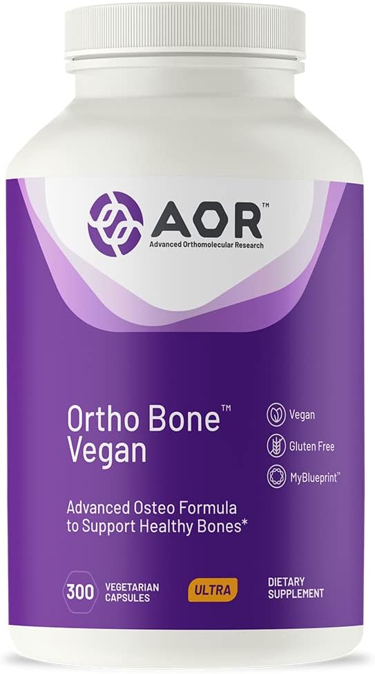 AOR, Ortho Bone Vegan, Osteo Formula Sağlıklı Kemikleri Desteklemek için, 300 Capsules (60 Hizmet)