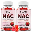 Çocuklar ve Yetişkinler için NAC Gummies, N Acetyl Cysteine 1000 mg NAC Supplement for Antioksis & Immune Support, Lung & Liver Health, Raspberry Flavor 120