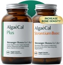 ALGAECAL Bone Builder Pack - Plant Baseduba Supplement & Strontium - Organik Kalsiyum D3 1600 IU, Vitamin K2, Magnezyum, 16 Nutrients for Bone Health & Influence (1-Month Supply)