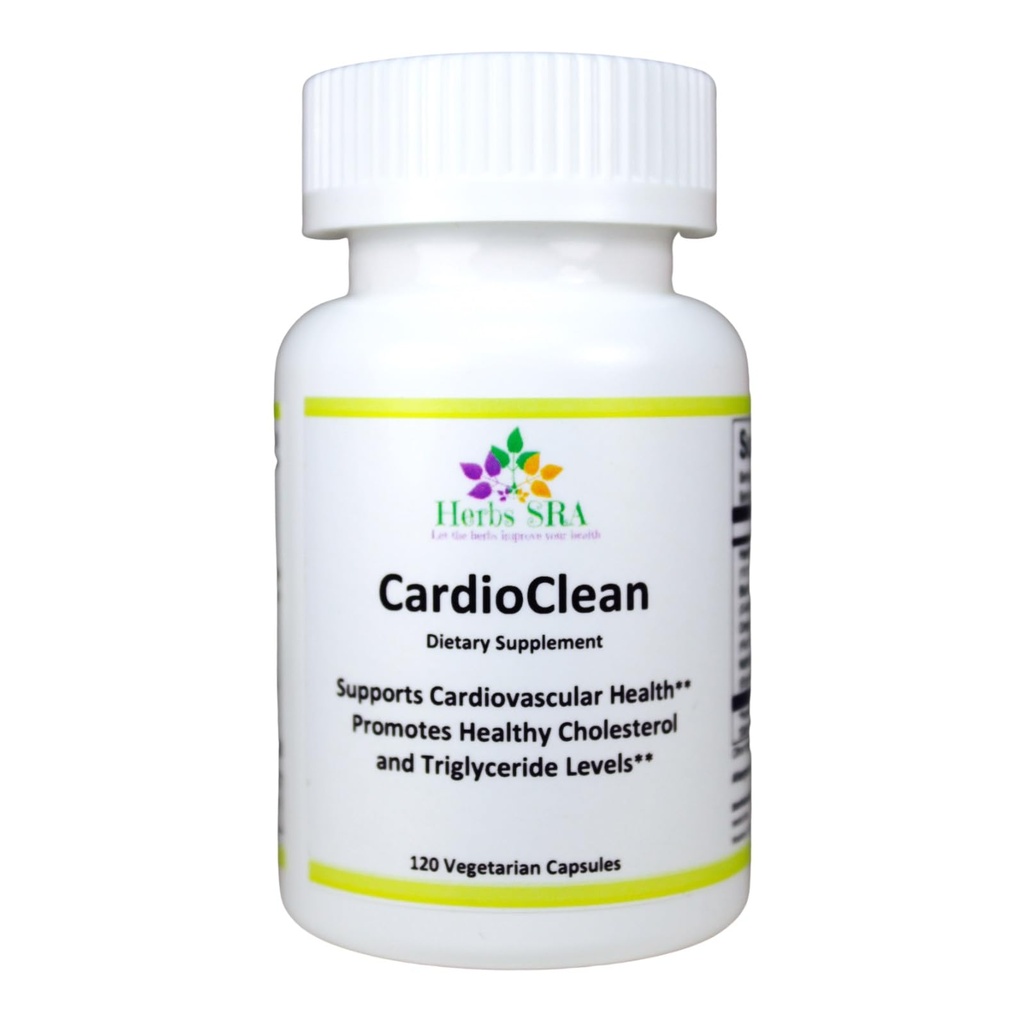 CARDIOCLEAN Optimal Cardiovascular Destek - Doğal Malzemeler ile Kalp Sağlığı Supplement, ABD'de Yapılan Kan Akışı Circulation, Made in USA