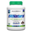 ALLMAX ISONATURAL Whey Protein Isolate, Chocolate - 5 lb - 27 Protein Per Scoop - Zero Fat & Sugar - 99 Lactose Free - Prebiyotiks - Yapay Flavors - Approx. 73 Hizmetler