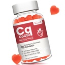 Yüksek Aborpsiyon CoQ10 Gummies 250 mg, Plus Omega-3, Hücre Enerjisi, Beyin ve Antioksi, 5X Daha İyi Abors Coenzyme Q10 Supplement, Raspberry Flavored - 60 Cts