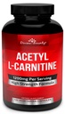 İlahi Bounty Acetyl L-Carnitine Capsules 1200 mg Oda başına - L Carnitine Supplement 120 Vegetarian Capsules