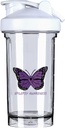 Epilepsy Farkındalık 18 Ounce Shaker Şişe İçecek Mixer Leak-proof Pre Workout Protein Shakes Meal Emekli Shakes Şişes 500ML/18 Oz Oz Beyaz Beyaz Beyaz