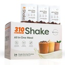 310 Beslenme - All-In-One Meal Change Shake - Fiber Rich Vegan Superfood Mix - Natural Sweeteners - Low Carb Shake, Keto & Paleo Friendly - Gluten Free - 26 Essential Vitamins & Minerals - Çeşitli Shake Box - Chocolate Bliss