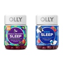 OLLY Muscle Recovery Sleep Gummies with Tart Cherry, 40 Kont and Kids Sleep Gummy with Melatonin, Chamomile, 50 Kont