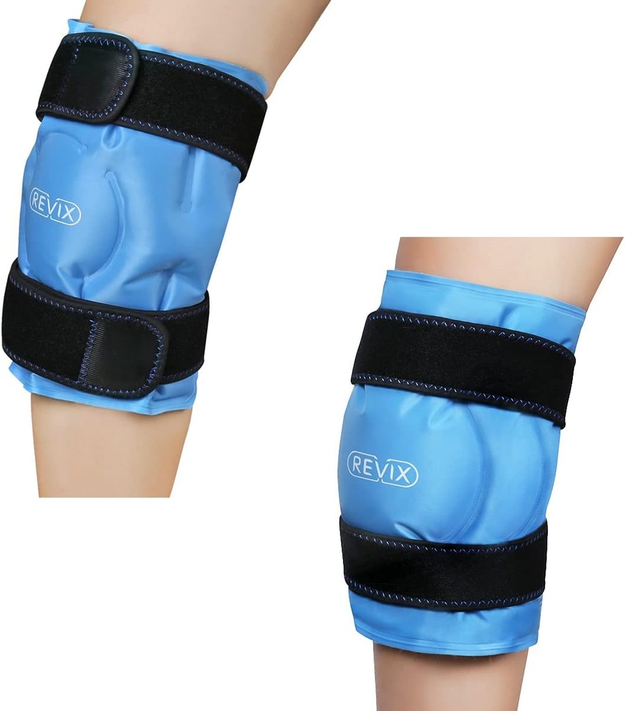 REVIX Buz Paketi Leg Injuries ve Diz Ağrısı Yardımı - Reusable Gel Buz Etrafı Entire Diz After Surgery