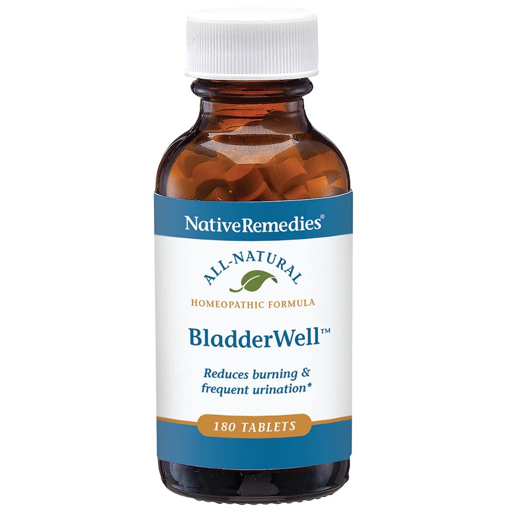Yerli Remedies Bladderh Tabletleri - Doğal Evopatik Yanma ve Frequent Urinasyon için Formula - Destekler Bladder Health - 180 Tabletler
