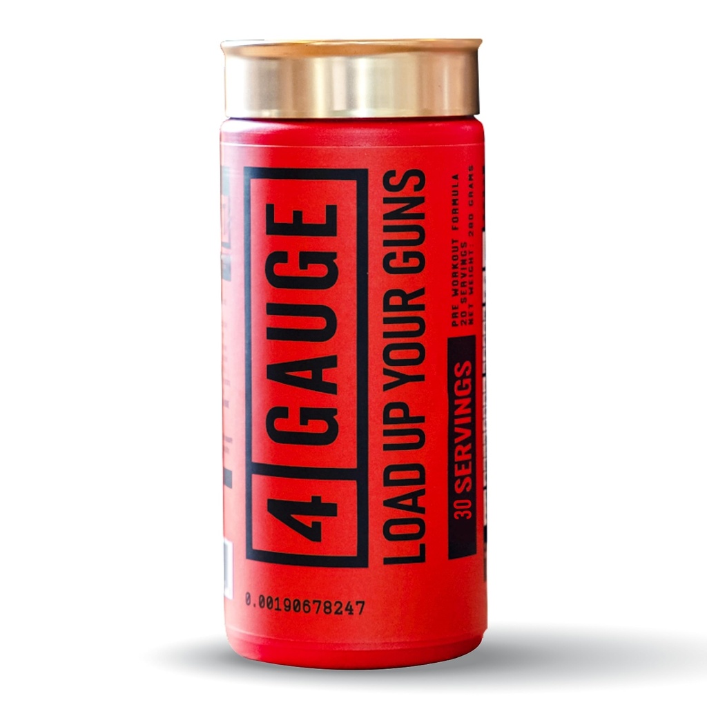 Jitters olmadan 4 Gauge Explosive Preworkout | 30 Hizmet | Nitrik Oksit ATM | L-Citrullline, L-Carnitine, Kretine | No Yapay Malzemeler (Fruit Blast)