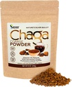 Sayan Sibirya Pure Raw Coarse Chaga Toz 8 Oz / 226g - Premium Vahşi Orman Immune System and Digestive Health - Focus, Energy, Clarity, Wellness - Non-GMO