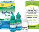 Log of Reno Tears Lubricant Eye Drops, 2 Kont ( 1) + Sonacaft Once Daily Eye Alerji Itch Relief Drops, 60 Day Supply, 0.17 Fl Oz (Pack of 1)