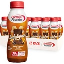 Premier Protein Indulgence Protein Shake, 30g protein, 3g Sugar, Salted Caramel Truffle, 11.5 fl oz, 12 paket