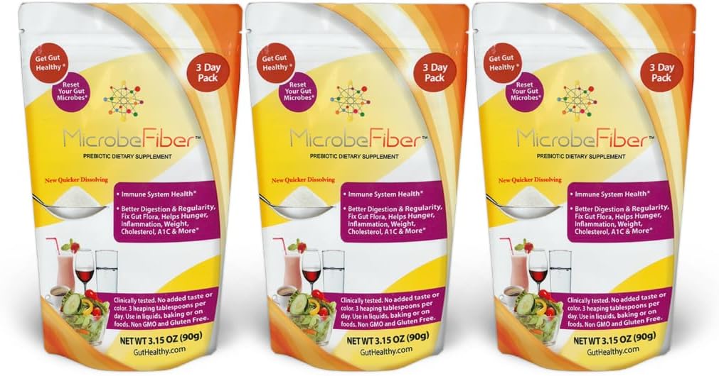 Prebiyotik uli Fiber - Gut Microbes & Get Gut Health - 3-Day Travel Pack
