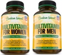 Kadınlar Multivitamin Supplement + Erkeklerin Multivitamin Supplement. A C D E & Vitamin B Kompleksi. Immune & Kadın Desteği. Cardiovascular ve Prostate Health'i iyileştirir. Antioksi & Natural Energizer