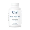 Vital Nutrients Multi-Nutrients 4 | Citrate/Malate Formula (Zengin ve Demir ile) | Çok Vitamin/Mineral Formula ile Potent Antioksis | Bio kullanılabilir Form | Non-GMO | 180 Capsules