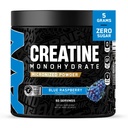 All Black Everything Kretine Monhidrat | 60 Servisler | Blue Razz | Mikronized Amino Asit Toz | Destek Kaslar | Hücreler Enerji | Bilişsel Fonksiyonl | Gluten-Free ve Keto Friendly