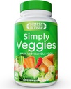 Basitçe Nature's Pledge - Tüm Yiyecek Superfoods ile yapılır, Beta Carotene & 18 Farklı Sebzeler ile paketlenir - 100% Soy Free