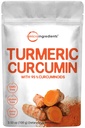 Turmeric% 95 Curcuminoids (Doğal Turmeric Extract and Turmeric Supplements), 100 Grams, Antioksis'te Joint & Immune Desteği, No GMOs, Vegan, India Origin