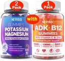 2Pack P Properties Magnezyum + 1Pack Vitamin ADK ile B12 Gummies