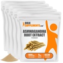 BulkSupplements.com Ashwagandha Root Extract Toz - Ashwagandha Supplement, Ashwagandha Toz - Ashwagandha Root - Vegan & Gluten Free, hizmet başına 600 mg, 5 kg (11 lbs)