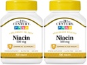 21. Yüzyıl Niacin 500 mg Prolonged release Tabletleri, 100 Count (27474) (Pack of 2)