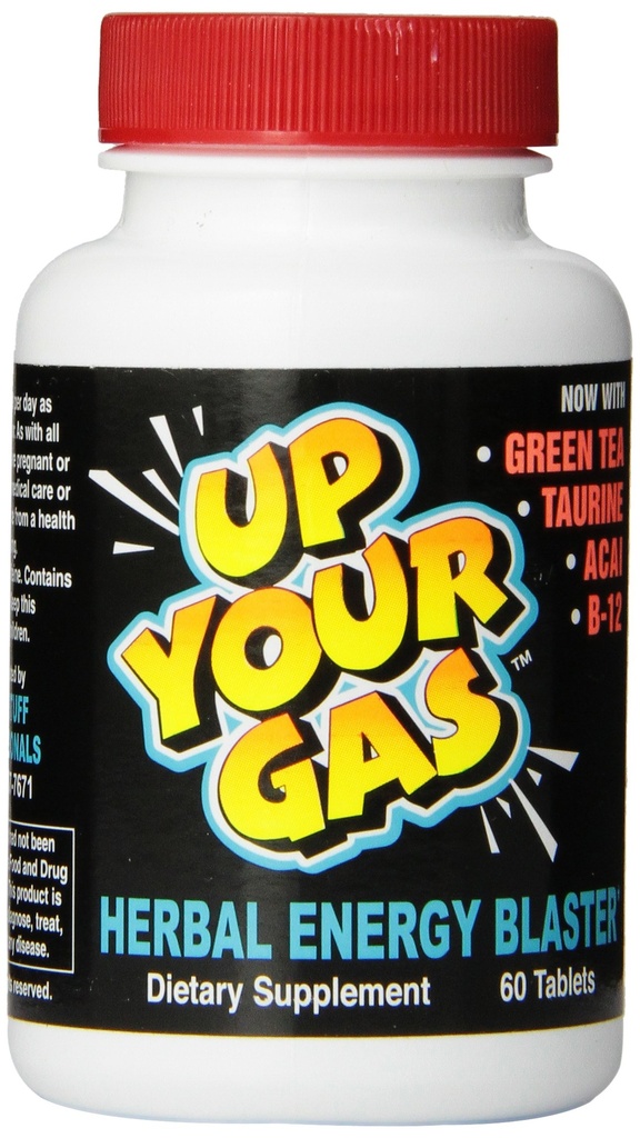 UP Your Gas Herbal Energy Blaster Tabletleri, 60 Kont