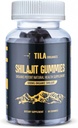 Tila Organic Himalayan Shilajit Resin Soft Gels - 60 Gummies, 600 mg- Natural Supplement for Men & Women with Over 85 Trace Minerals, Fulvic Acid and Humic Acid Vegan Gluten Free