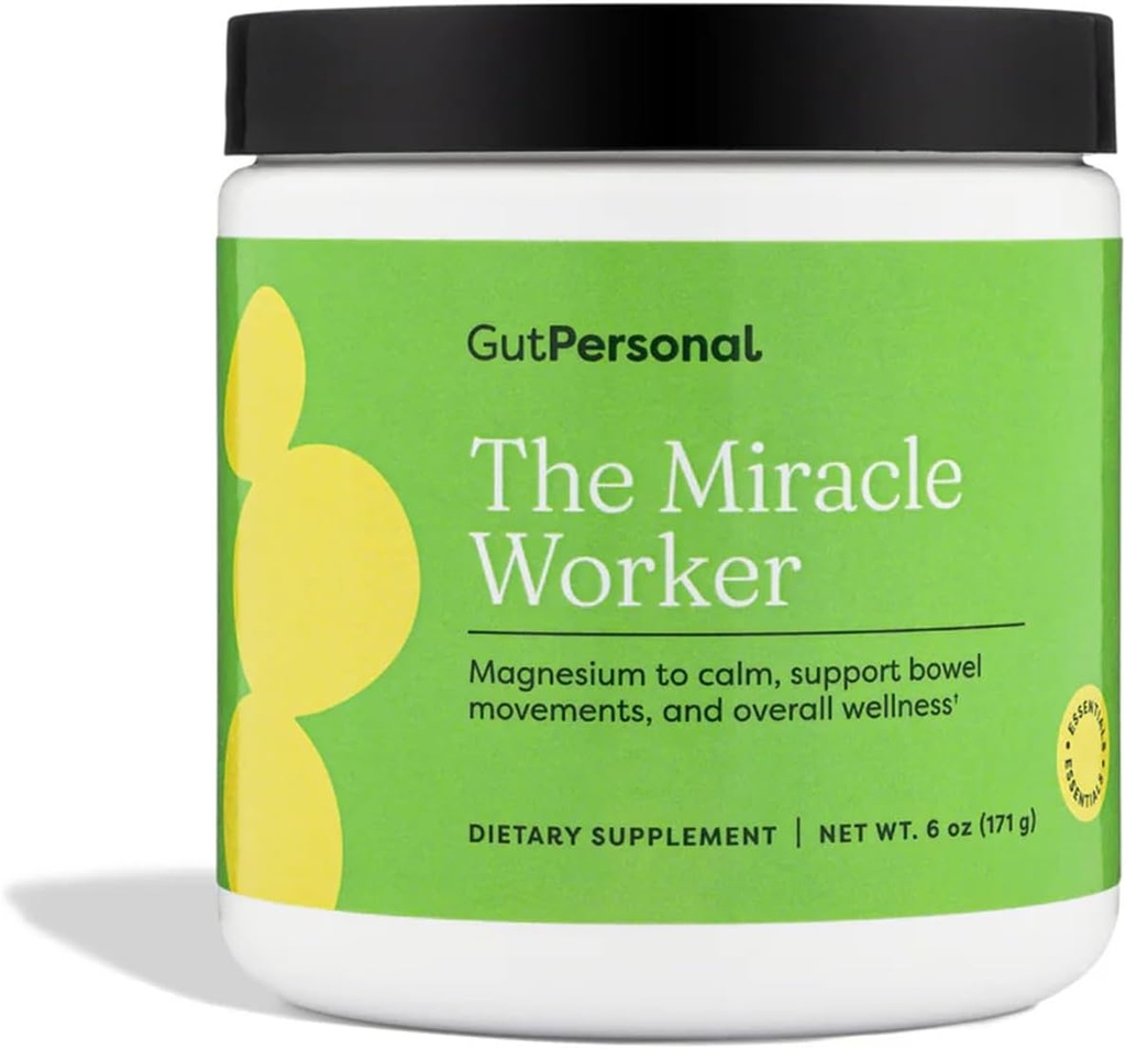 Miracle Worker Magnezyum Glycinate Toz Uyku için - Chelated Drink Toz Supplement Stresi Azaltıyor ve Düzenliliği Easing Muscle Cramps with Strawberry Flavor - 30 Servisler