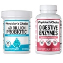 Doktor CHOICE - Optimal Gut Health Sche: 60 Milyar Probiyotik 60ct + Digestive Enzymes 90ct for Digestive Comfort and Immune Support