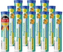 T&D Alman Magnezyum Oksit Tamam | Effervescent Tabletler | Orange Flavor – 200 mg Magnezyum per Service | Sugar Free, Vegan Pharma – Almanya'da Made in Germany