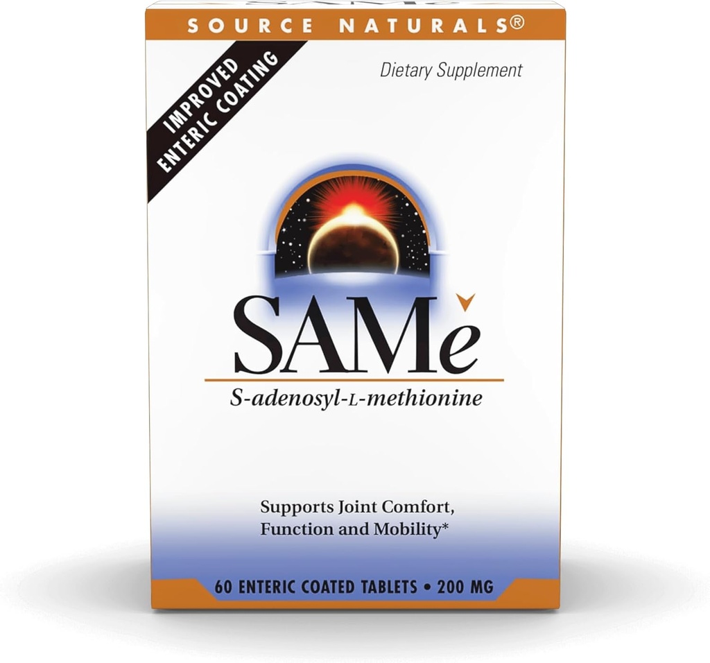 Source Naturals Same, Supports Joint Comfort, 200 mg - 60 Giric Cover Tabletleri