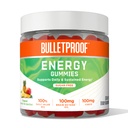 Ses geçirmez Şeker-Free Tropikal Enerji Gummies, 60 Kont, Daily & Sustained Energy için 100 mg CoQ10, Daily Value of B12, 100 mg Brain Octane Oil