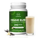 MRM Beslenme Veggie Elite Performansı Protein | Vanilla Bean Flavored| Plant-Based Protein| Digest | BCAAs / Vegan + Gluten-Free | Klinik Olarak Test Edilmiş|Dövücü enzimler | 30 Hizmet
