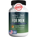 Night Time Lean Burner for Men Advanced Sleep Supplement Vitamin D Night Burner & Body Recovery, Natural Sleep Aid Magnezyum, Ashwaganda (1)