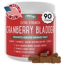 IHeartDogs Ekstra Kuvvet Urinary, Bladder, & Kidney Köpeklere Destek - Cranberry, D-Mannose & Echinacea Urinary Tract Health,Boosts Weak & Incontinent Bladder