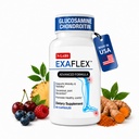 N-Labs ExaFlex Glucosamin Chondroitin MSM, Bromelain Capsules - Boswellia Extract, Turmeric ve Quercetin - Supports Ortak Sağlık - ABD'de Yapılan - 60 Capsules