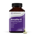 Breathe-X - Antivirüs & Sinus Relief Supplement - Destekler Sinuses & Nasal Discomfort - Non-Drowsy & Fast-Acting - Quercetin, Bromelain, Citrus Bioflavonoids, Nettle Leaf & Vitamin C - 180 Capsules
