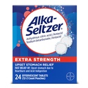 Alka-Seltzer Ekstra Güçlü Kalpburn Yardımı Effervescent Antacid Tabletleri, Hızlı İndigestasyon Yardımı, 24 Cttzer Ekstra Güçlü Kalp