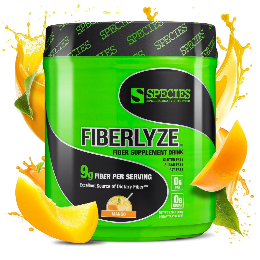 Tür Beslenme Fiberlyze Fiber Supplement, Psyllium Esasen ► ve Sağlıklı Kolon için çözünemeyen Fiber Toz, Digestive Functions (Mango, 30 Hizmet)