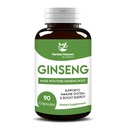 Herbal Heaven Natural Energy ve Focus Ginseng Capsules 90 Vitality ve Wellness için Kont -% Herbal Formula