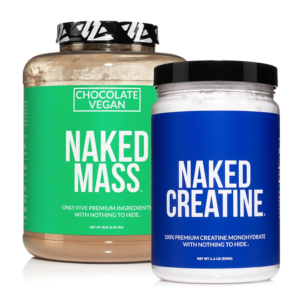 NAKED Soy-Free protein Sche: 8LB Chocolate Vegan Mass Kre