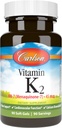 Carlson Laboratuvarları K2-7 45 MCG Mineral Tamam Softgels, 90 Kont