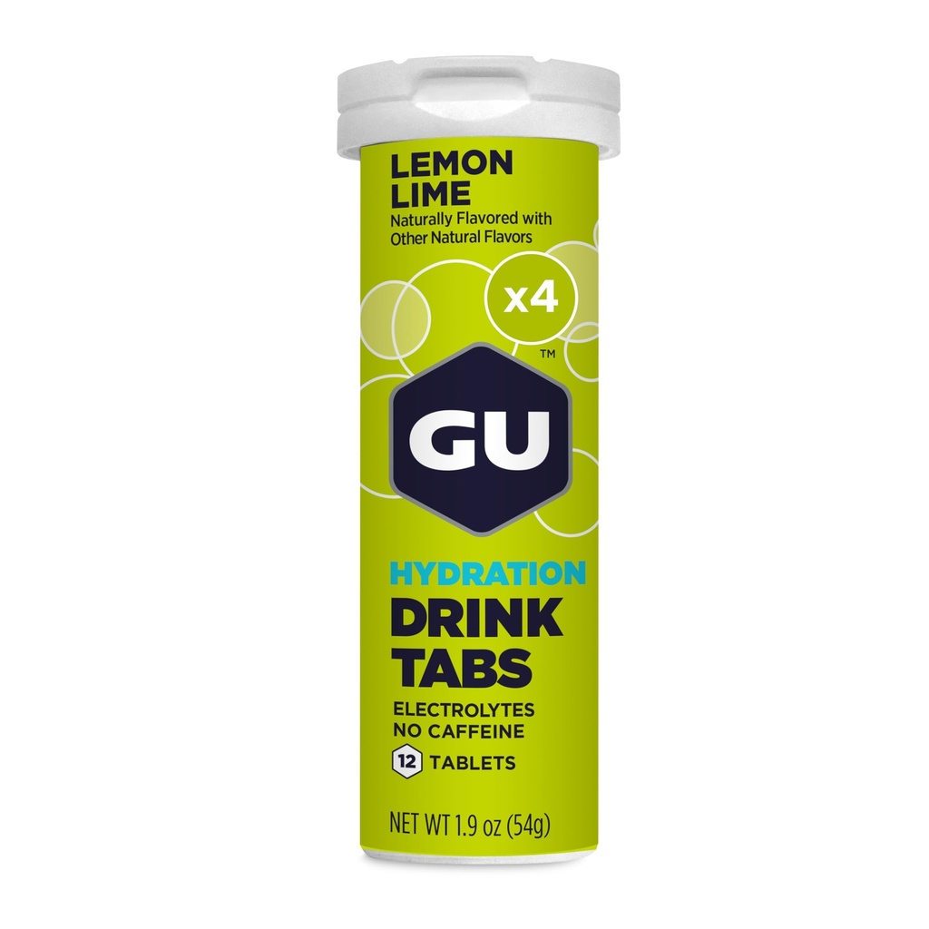 GU Energy Hydration Electrolyte Drink Tabletleri, Koşu, Bisiklet, Triathlon, 4-Count (48 Hizmet) için Endurance Sports Drink, 4-Count (48 Hizmet)